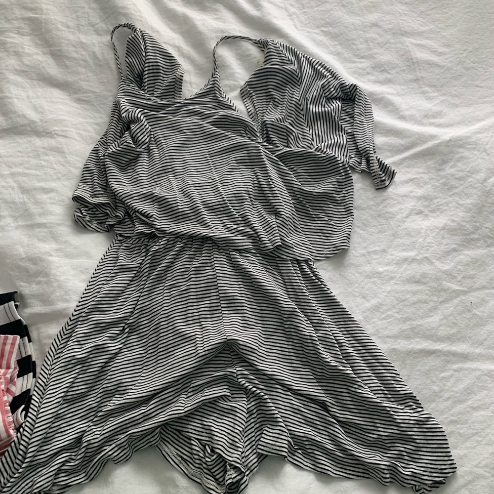 striped romper